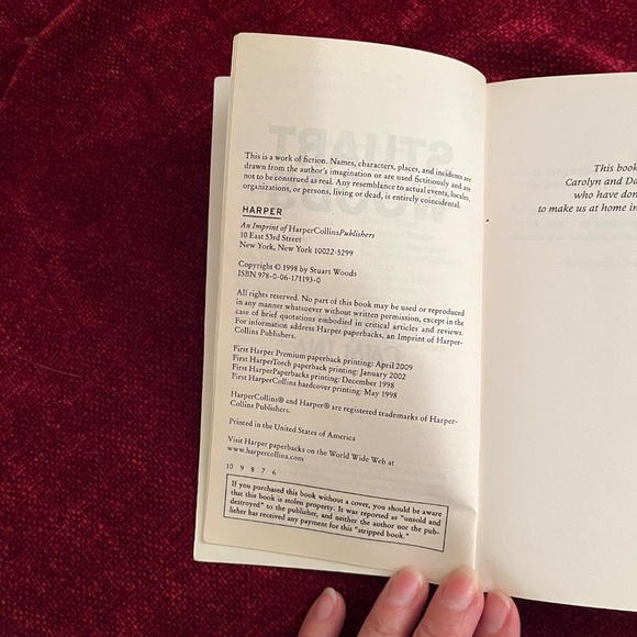 Stuart Woods – Swimming to Catalina (Stone Barrington, Paperback, 1998) - Picture 5 of 5